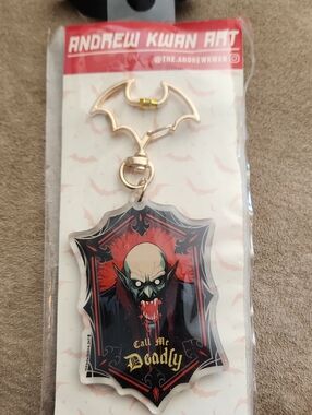 Castle Vania Call Me Deadly  Key Chain